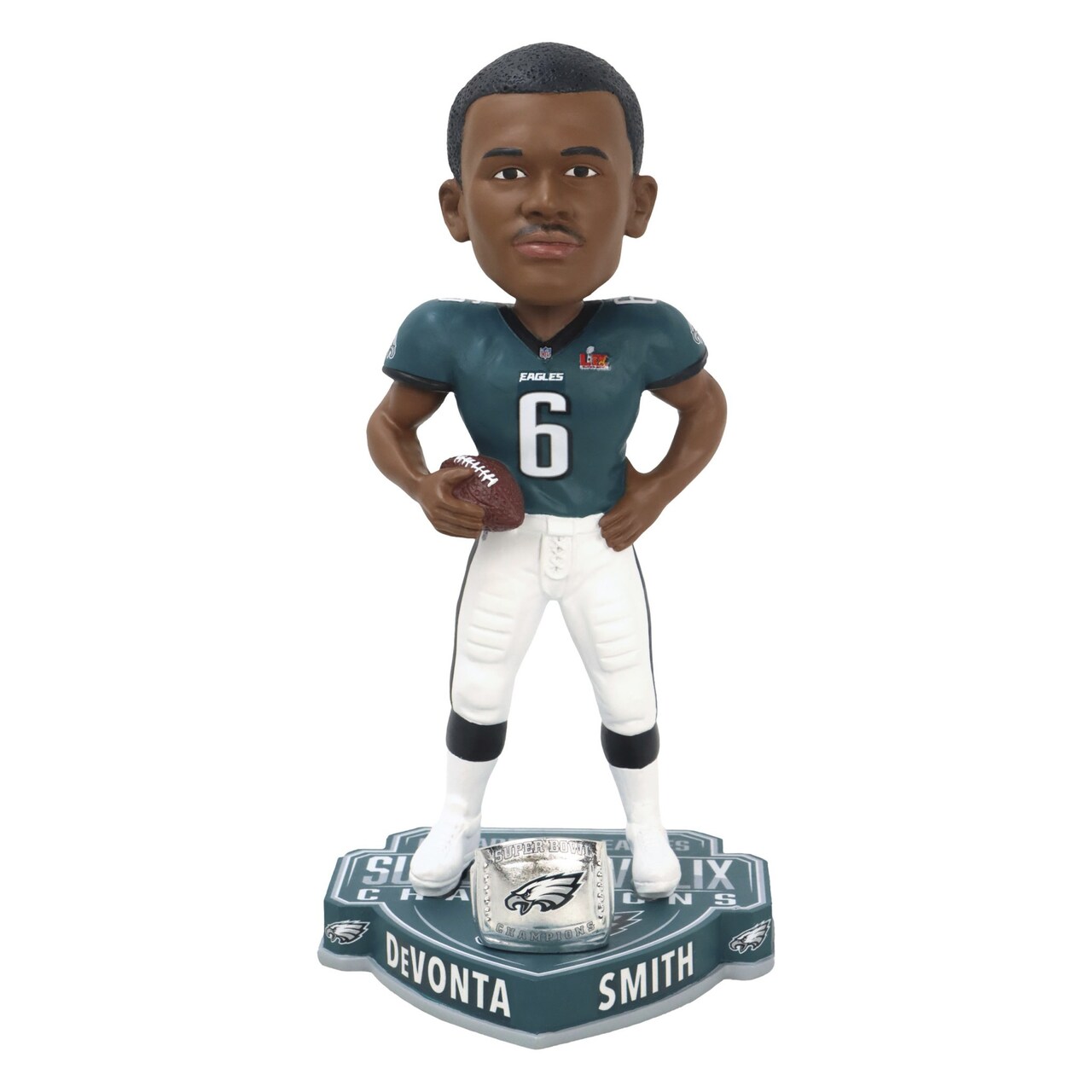 DeVonta Smith Philadelphia Eagles Super Bowl LIX Champ Bobblehead